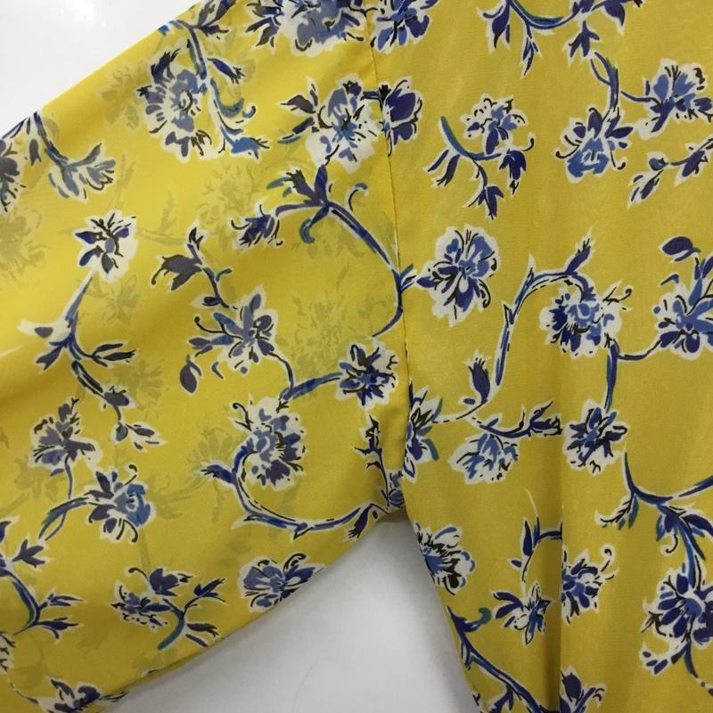 ジーナシス JEANASIS ワンピース ロングスカート FREE 総柄 黄 / イエロー / yellow レディース USED 古着 中古 10156572