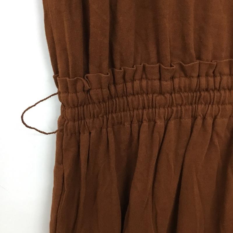 ニコアンド niko and... ワンピース ロングスカート M 無地 茶 / ブラウン / brown レディース USED 古着 中古 10156575