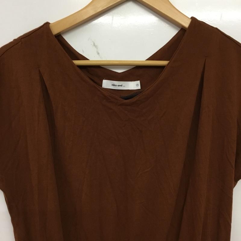 ニコアンド niko and... ワンピース ロングスカート M 無地 茶 / ブラウン / brown レディース USED 古着 中古 10156575