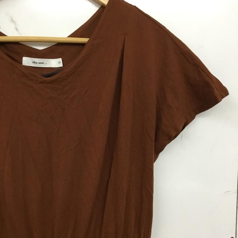 ニコアンド niko and... ワンピース ロングスカート M 無地 茶 / ブラウン / brown レディース USED 古着 中古 10156575