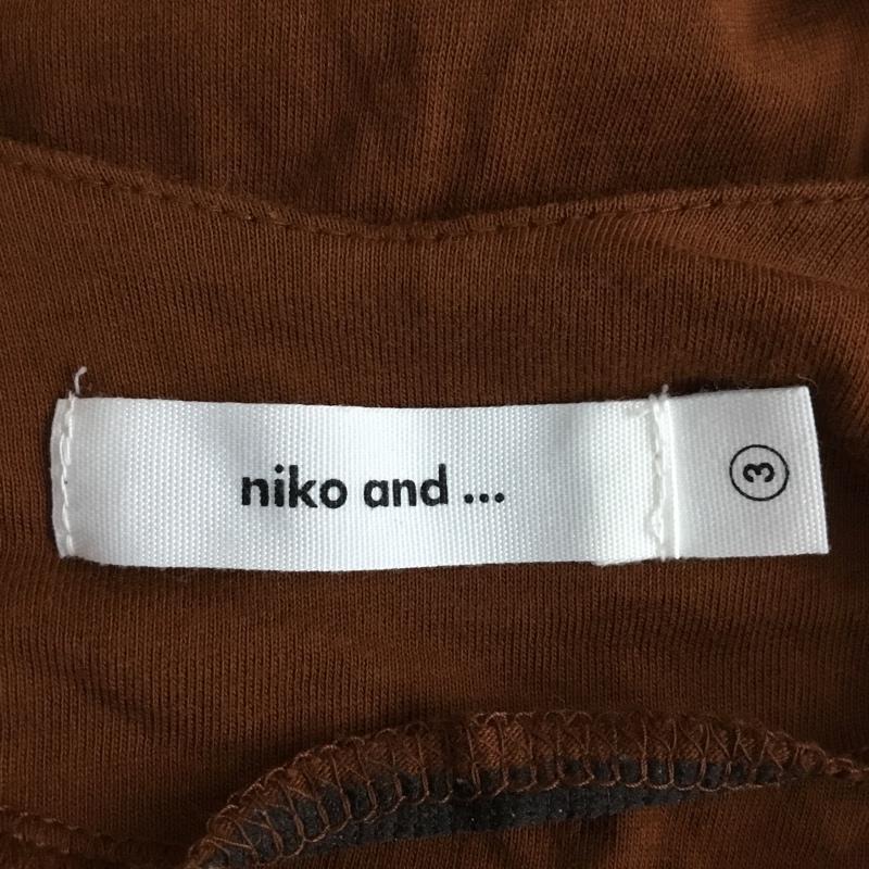 ニコアンド niko and... ワンピース ロングスカート M 無地 茶 / ブラウン / brown レディース USED 古着 中古 10156575