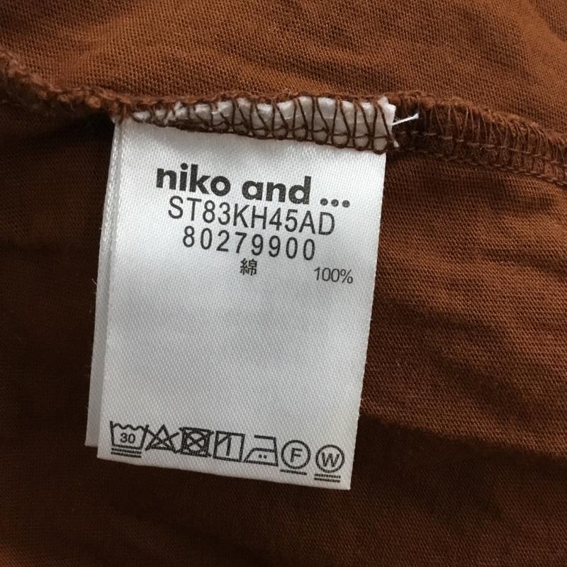 ニコアンド niko and... ワンピース ロングスカート M 無地 茶 / ブラウン / brown レディース USED 古着 中古 10156575