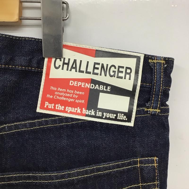 チャレンジャー CHALLENGER パンツ デニム、ジーンズ デニムパンツ スリムパンツ カジュアルパンツ L 無地 インディゴ / インディゴ / Indigo メンズ USED 古着 中古 10156576