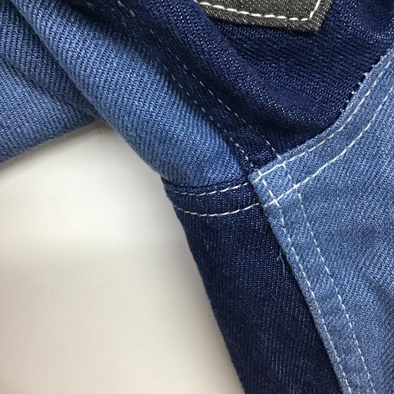 チャムス CHUMS パンツ デニム、ジーンズ デニムパンツ ワイドパンツ カジュアルパンツ M ロゴ、文字 インディゴ / インディゴ / Indigo メンズ USED 古着 中古 10156577