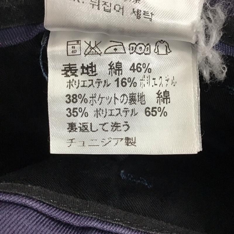 カーハート Carhartt パンツ ワークパンツ、ペインターパンツ ワークパンツ ワイドパンツ カジュアルパンツ ストレッチ 33インチ ロゴ、文字 紺 / ネイビー / navy メンズ USED 古着 中古 10156578