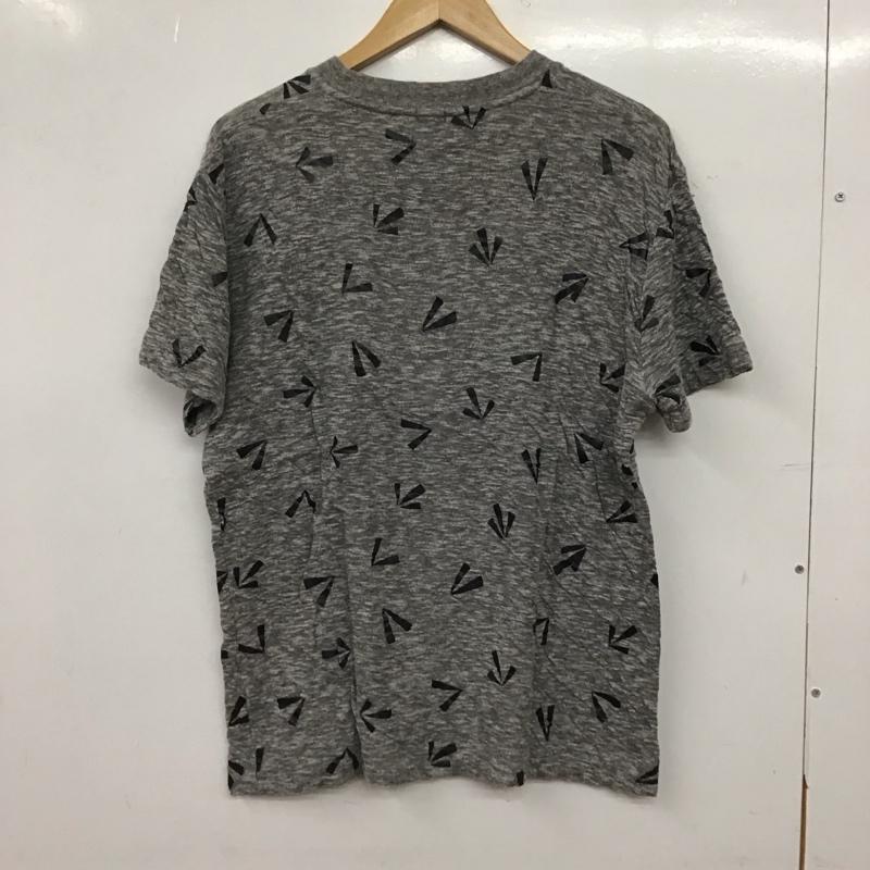 ポールスミス Paul Smith Tシャツ 半袖 半袖カットソー プリントTシャツ クルーネックカットソー M プリント 灰 / グレー / gray メンズ USED 古着 中古 10156582