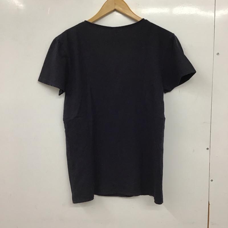 also also カットソー 半袖 半袖カットソー ヘンリーネックカットソー S 無地 紺 / ネイビー / navy メンズ USED 古着 中古 10156583