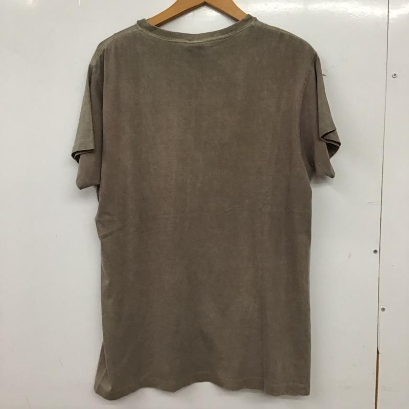 ダブルアールエル ラルフローレン RRL RALPH LAUREN Tシャツ 半袖 半袖カットソー プリントTシャツ クルーネックカットソー ロゴ、文字 茶 / ブラウン / brown メンズ USED 古着 中古 10156584