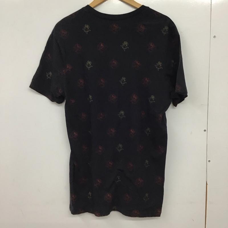 ゲス Guess Tシャツ 半袖 半袖カットソー プリントTシャツ Vネックカットソー L プリント 紺 / ネイビー / navy メンズ USED 古着 中古 10156585
