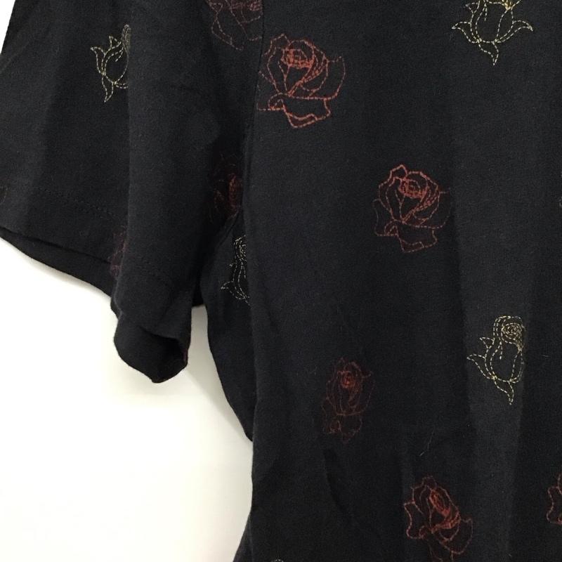 ゲス Guess Tシャツ 半袖 半袖カットソー プリントTシャツ Vネックカットソー L プリント 紺 / ネイビー / navy メンズ USED 古着 中古 10156585