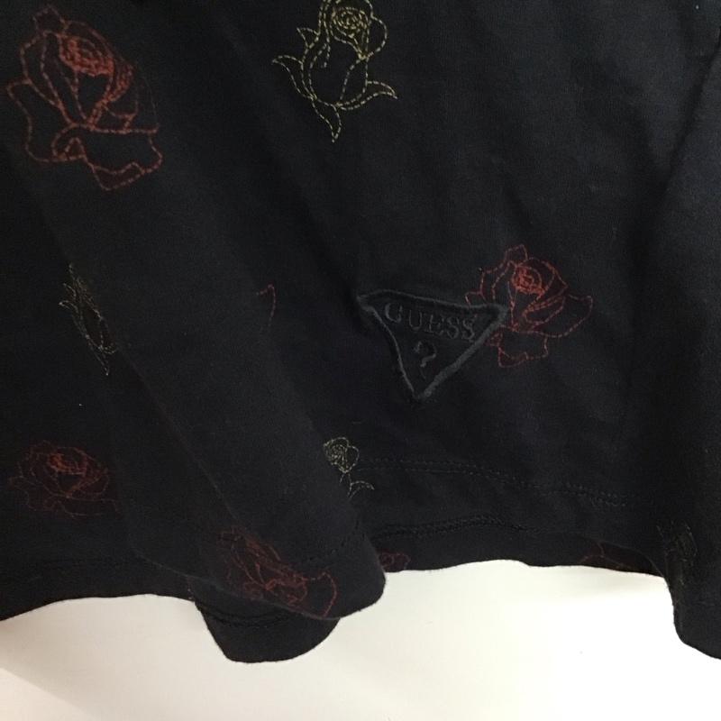 ゲス Guess Tシャツ 半袖 半袖カットソー プリントTシャツ Vネックカットソー L プリント 紺 / ネイビー / navy メンズ USED 古着 中古 10156585