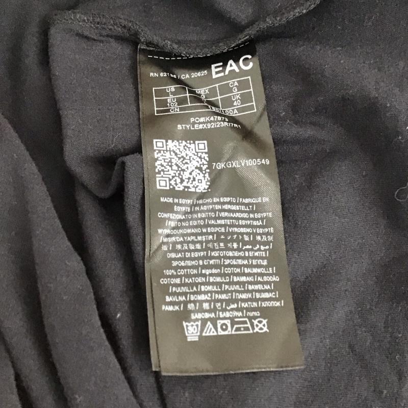 ゲス Guess Tシャツ 半袖 半袖カットソー プリントTシャツ Vネックカットソー L プリント 紺 / ネイビー / navy メンズ USED 古着 中古 10156585