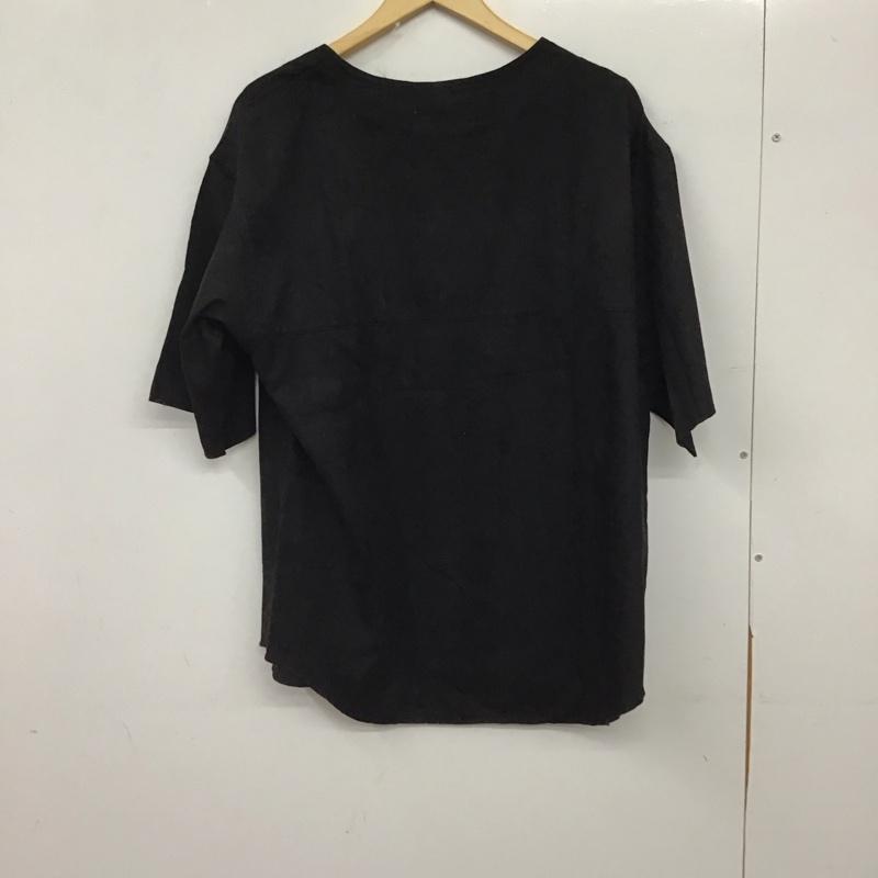 インヘリット INHERIT Tシャツ 半袖 半袖カットソー 無地Tシャツ クルーネックカットソー 無地 黒 / ブラック / black メンズ USED 古着 中古 10156587