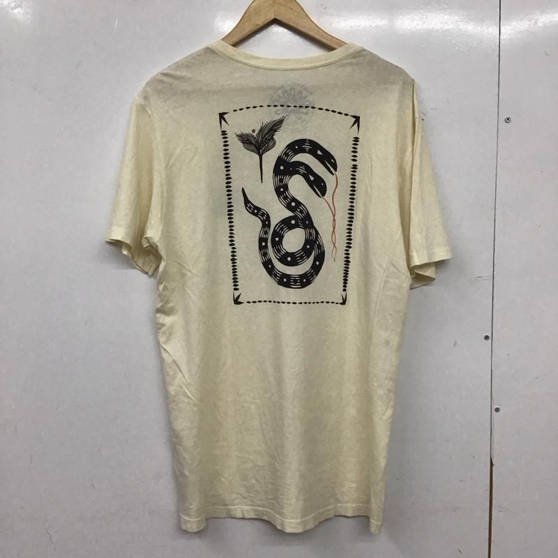 バートン BURTON Tシャツ 半袖 半袖カットソー プリントTシャツ クルーネックカットソー M プリント アイボリー / アイボリー / メンズ USED 古着 中古 10156588