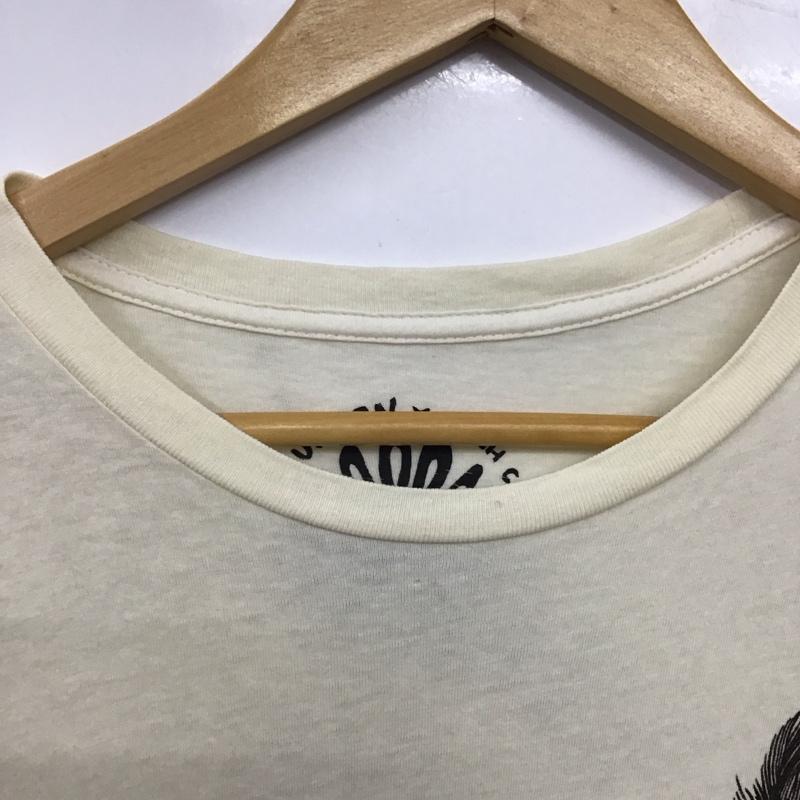 バートン BURTON Tシャツ 半袖 半袖カットソー プリントTシャツ クルーネックカットソー M プリント アイボリー / アイボリー / メンズ USED 古着 中古 10156588