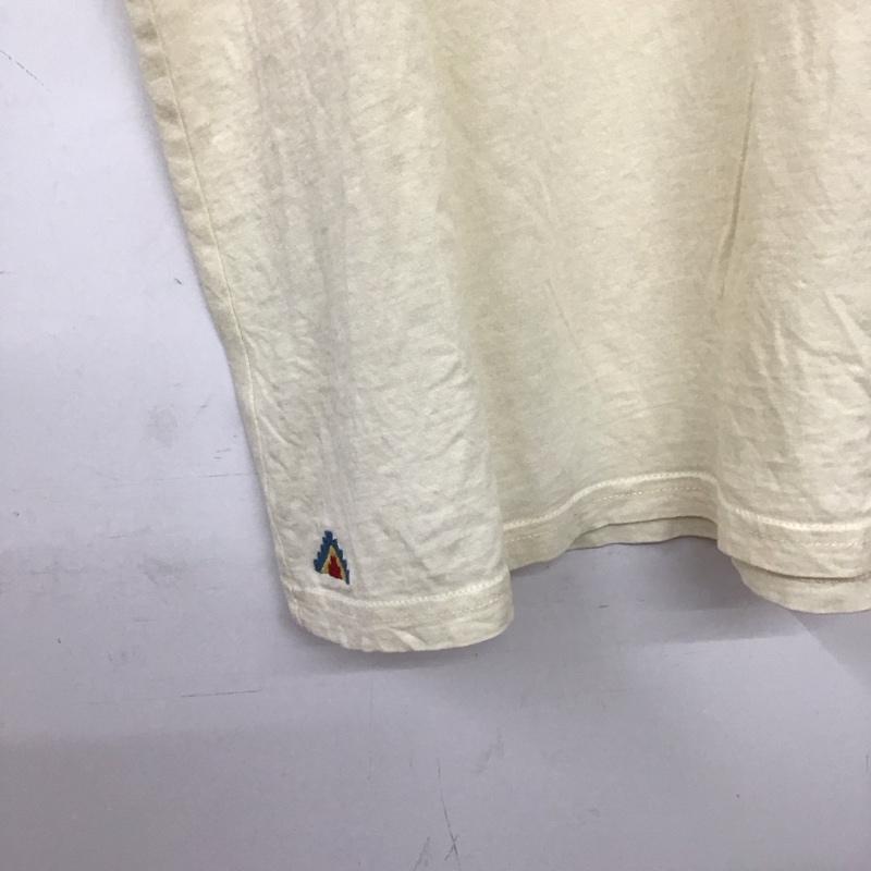 バートン BURTON Tシャツ 半袖 半袖カットソー プリントTシャツ クルーネックカットソー M プリント アイボリー / アイボリー / メンズ USED 古着 中古 10156588