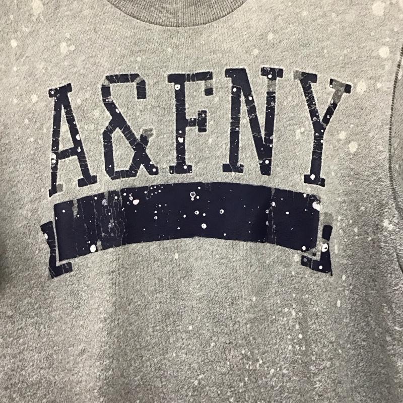 アバクロンビーアンドフィッチ ABERCROMBIE&FITCH Tシャツ 半袖 半袖カットソー プリントTシャツ クルーネックカットソー S ロゴ、文字 灰 / グレー / gray メンズ USED 古着 中古 10156589