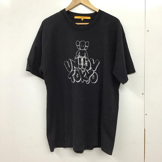 ユニオン UNION Tシャツ 半袖 半袖カットソー プリントTシャツ クルーネックカットソー 3 プリント ダークグレー / ダークグレー / メンズ USED 古着 中古 10156591