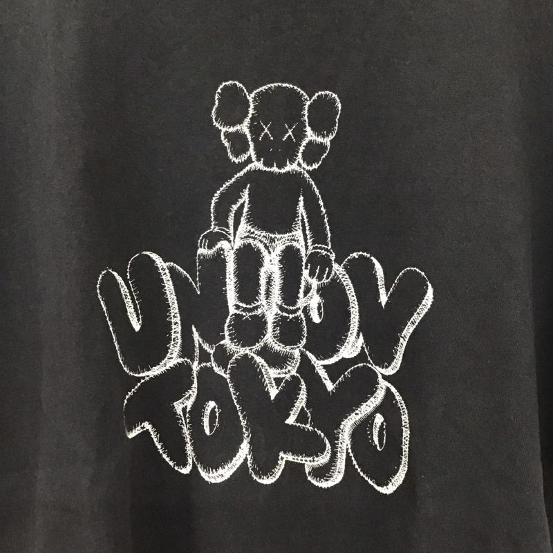 ユニオン UNION Tシャツ 半袖 半袖カットソー プリントTシャツ クルーネックカットソー 3 プリント ダークグレー / ダークグレー / メンズ USED 古着 中古 10156591