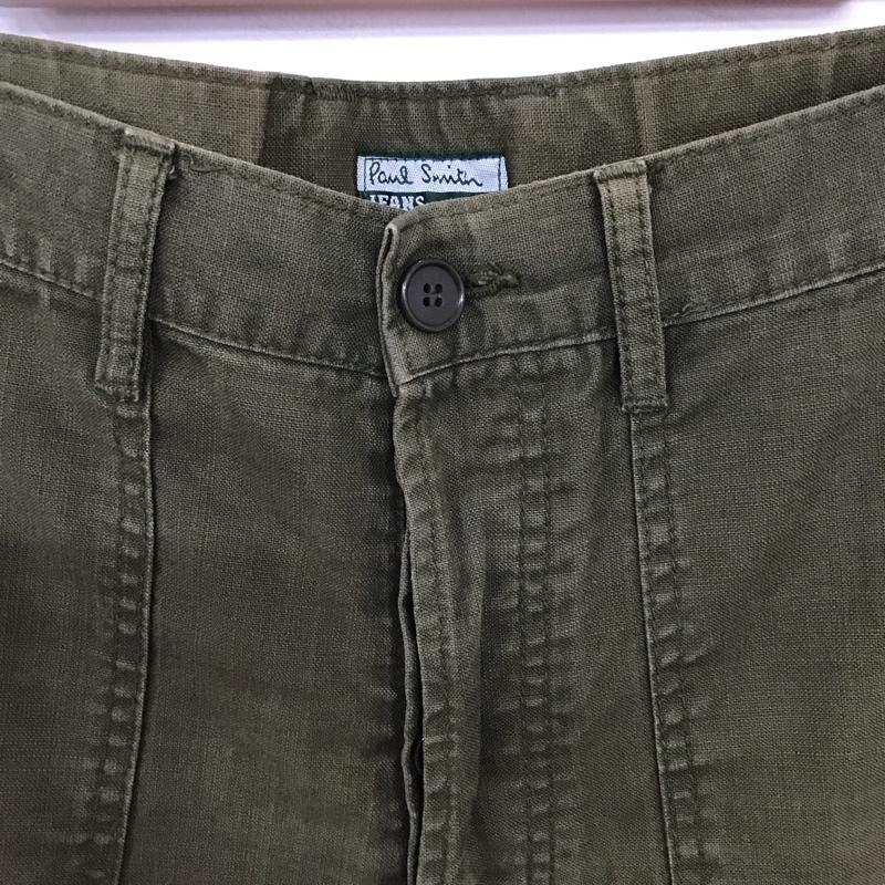 ポールスミスジーンズ Paul Smith JEANS パンツ ショートパンツ ショートパンツ ハーフパンツ カジュアルパンツ 無地 カーキ / カーキ / khaki メンズ USED 古着 中古 10156595