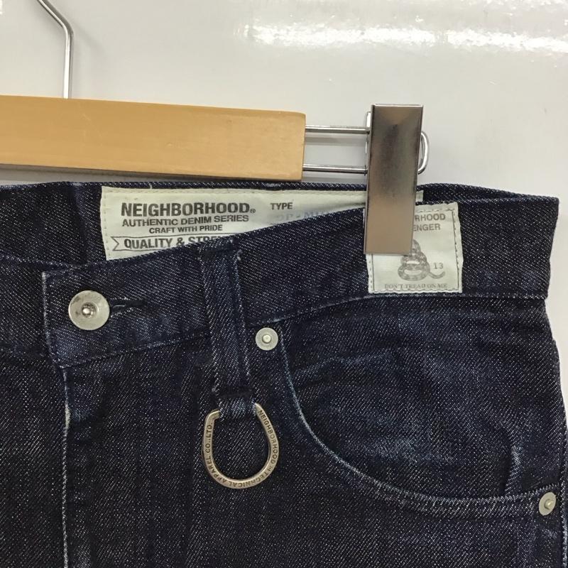 ネイバーフッド NEIGHBORHOOD パンツ デニム、ジーンズ 122dccan-ptm01s デニムパンツ ボトム M ロゴ、文字 インディゴ / インディゴ / Indigo メンズ USED 古着 中古 10156596