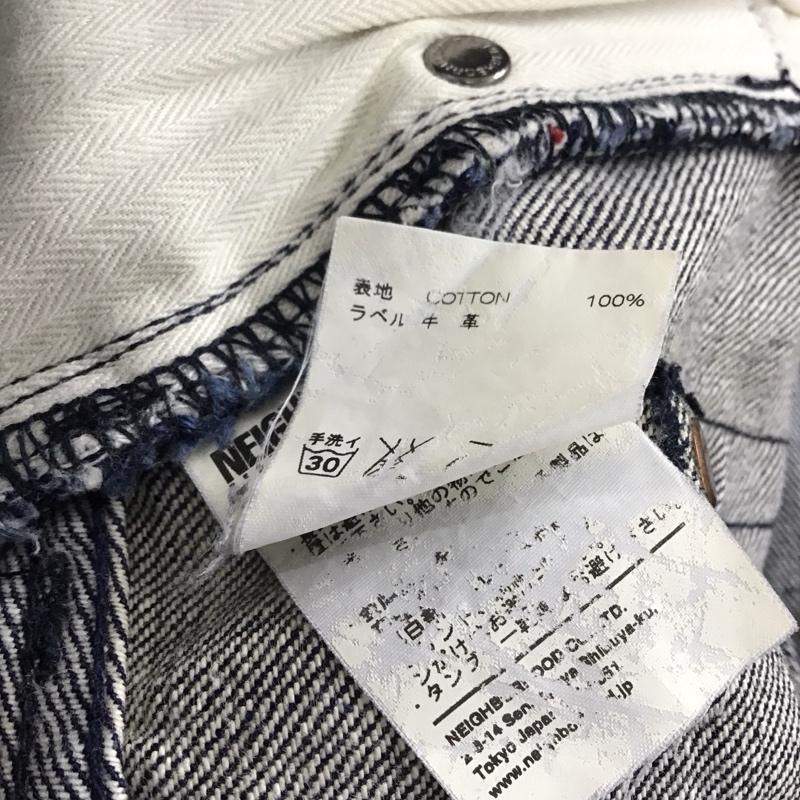 ネイバーフッド NEIGHBORHOOD パンツ デニム、ジーンズ 122dccan-ptm01s デニムパンツ ボトム M ロゴ、文字 インディゴ / インディゴ / Indigo メンズ USED 古着 中古 10156596