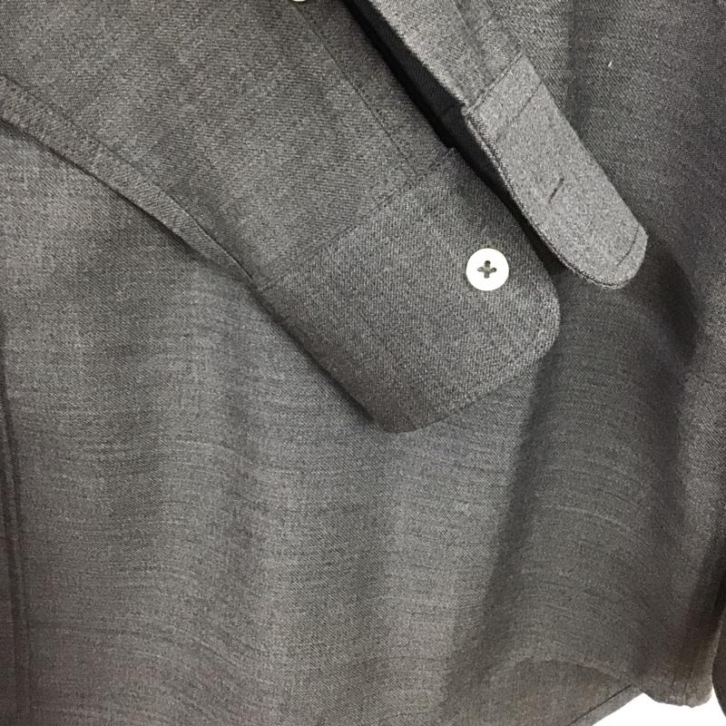 アミアレクサンドルマテュッシ AMI Alexandre Mattiussi シャツ、ブラウス 長袖 長袖シャツ 無地シャツ カラーシャツ 40 無地 灰 / グレー / gray メンズ USED 古着 中古 10156597