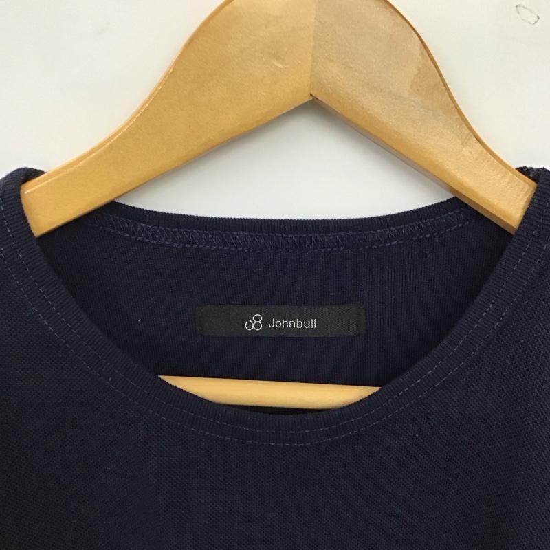 ジョンブル Johnbull Tシャツ 半袖 半袖カットソー 無地Tシャツ クルーネックカットソー L 無地 紺 / ネイビー / navy メンズ USED 古着 中古 10156598
