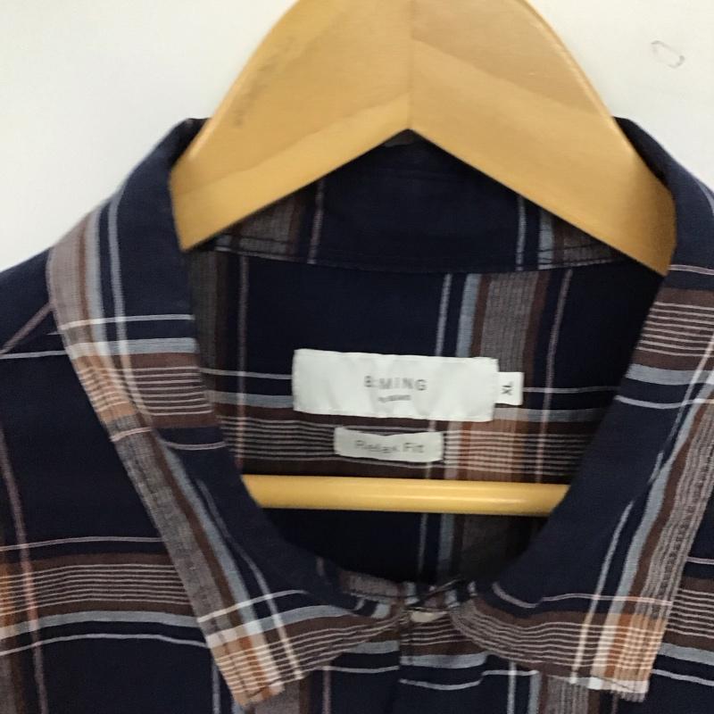 ビーミング バイ ビームス B:MING by BEAMS シャツ、ブラウス 長袖 長袖シャツ チェックシャツ カラーシャツ XL チェック マルチカラー / マルチカラー / multicolor メンズ USED 古着 中古 10156599
