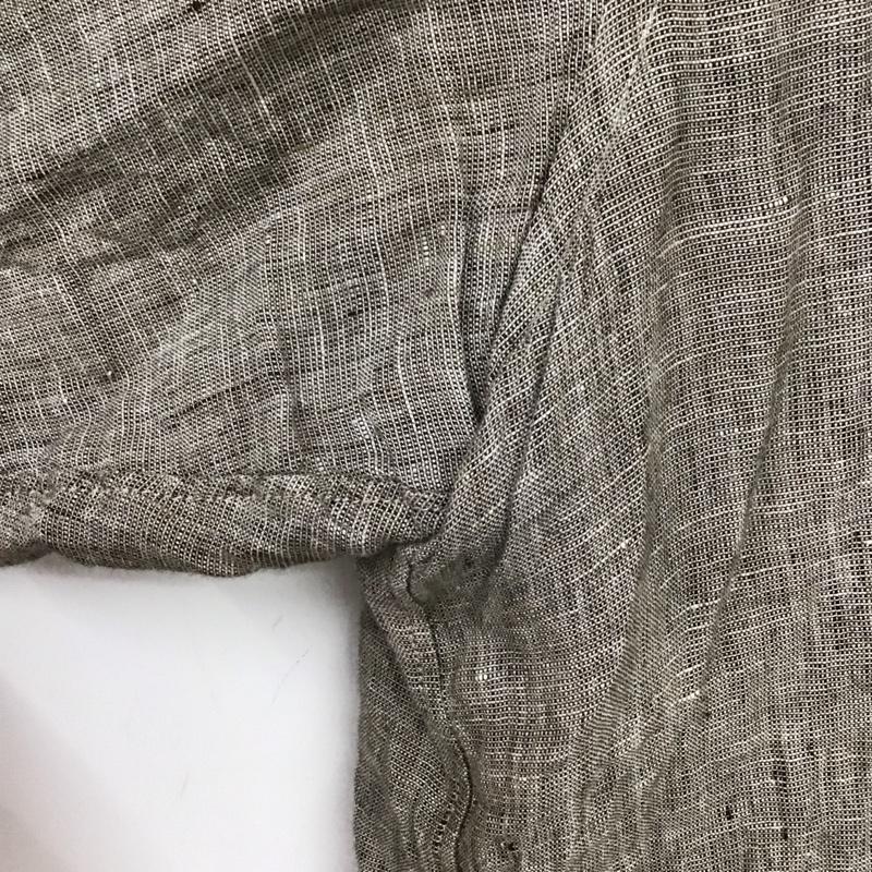 シップス SHIPS シャツ、ブラウス 七分袖 長袖シャツ 無地シャツ カラーシャツ XL 無地 茶 / ブラウン / brown メンズ USED 古着 中古 10156600