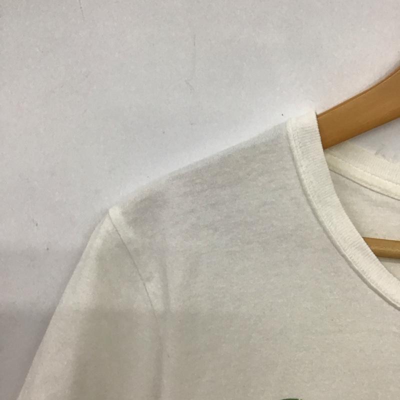 ジーディーシー GDC Tシャツ 半袖 半袖カットソー プリントTシャツ クルーネックカットソー ロゴ、文字 アイボリー / アイボリー / メンズ USED 古着 中古 10156602