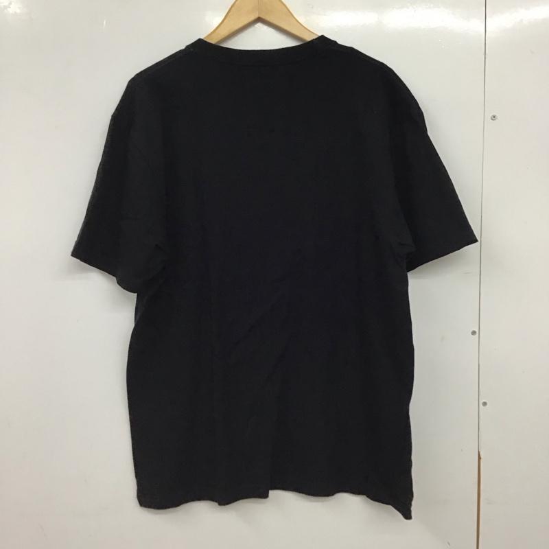 シップス SHIPS Tシャツ 半袖 半袖カットソー プリントTシャツ クルーネックカットソー XL プリント 黒 / ブラック / black メンズ USED 古着 中古 10156605