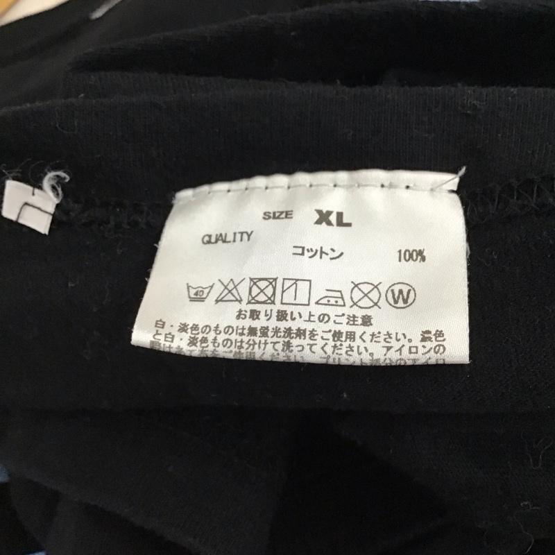 シップス SHIPS Tシャツ 半袖 半袖カットソー プリントTシャツ クルーネックカットソー XL プリント 黒 / ブラック / black メンズ USED 古着 中古 10156605