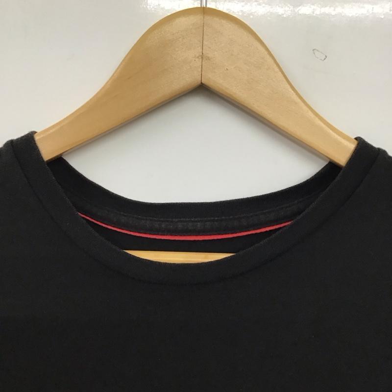 トミーヒルフィガー TOMMY HILFIGER Tシャツ 半袖 半袖カットソー プリントTシャツ クルーネックカットソー S ロゴ、文字 黒 / ブラック / black メンズ USED 古着 中古 10156607