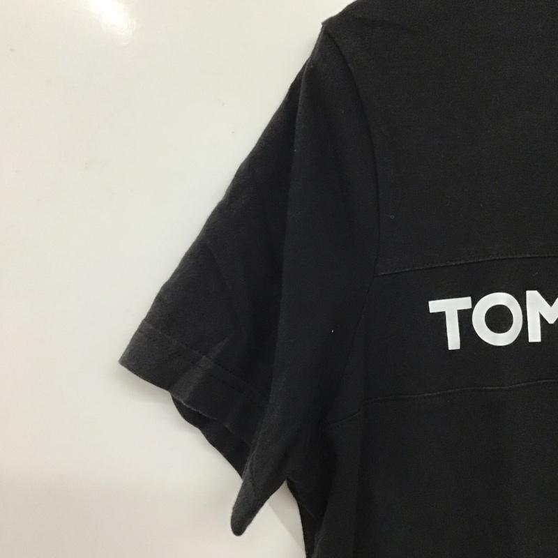 トミーヒルフィガー TOMMY HILFIGER Tシャツ 半袖 半袖カットソー プリントTシャツ クルーネックカットソー S ロゴ、文字 黒 / ブラック / black メンズ USED 古着 中古 10156607