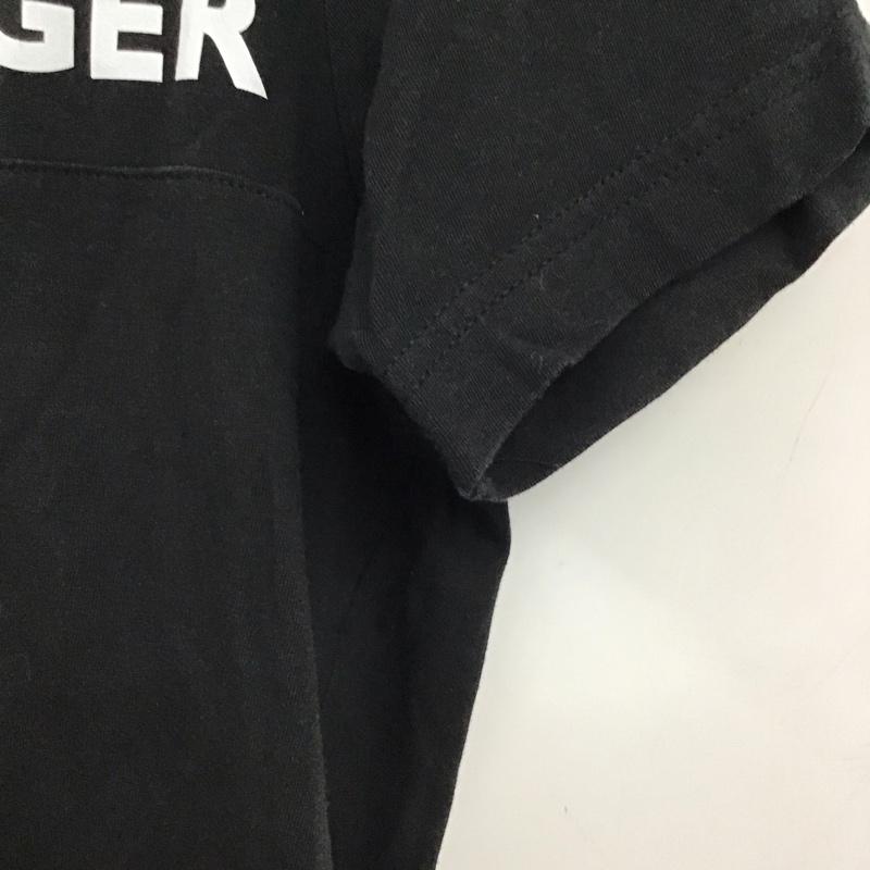 トミーヒルフィガー TOMMY HILFIGER Tシャツ 半袖 半袖カットソー プリントTシャツ クルーネックカットソー S ロゴ、文字 黒 / ブラック / black メンズ USED 古着 中古 10156607