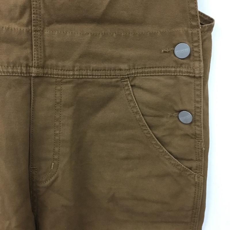 カーハート Carhartt サロペット・オーバーオール サロペット、オーバーオール S 無地 茶 / ブラウン / brown レディース USED 古着 中古 10156610
