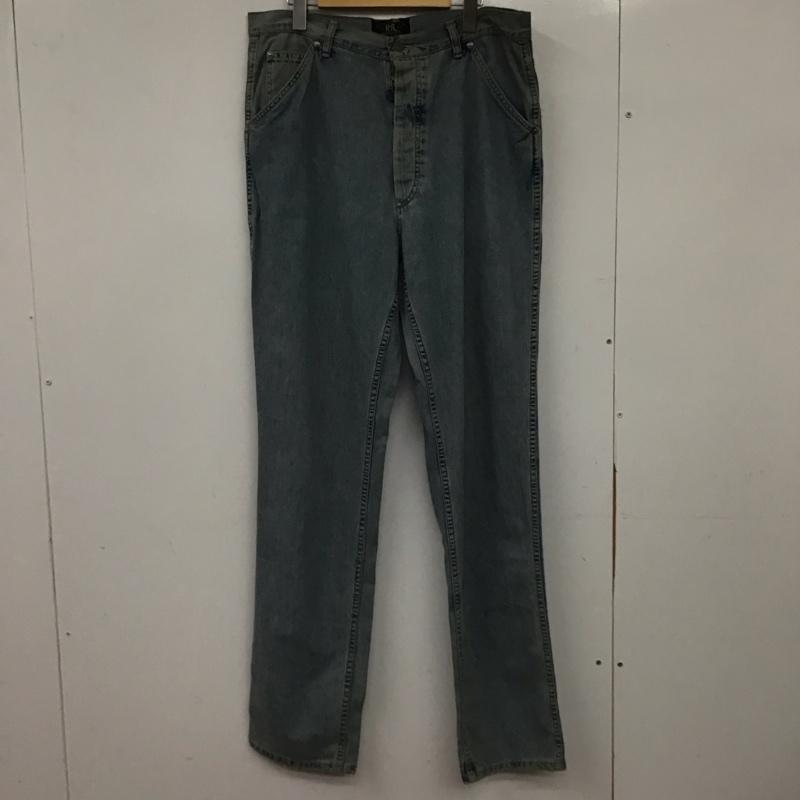 ダブルアールエル ラルフローレン RRL RALPH LAUREN パンツ デニム、ジーンズ デニムパンツ ワイドパンツ カジュアルパンツ 32インチ ロゴ、文字 インディゴ / インディゴ / Indigo メンズ USED 古着 中古 10156612