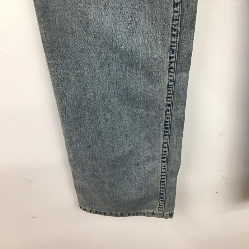 ダブルアールエル ラルフローレン RRL RALPH LAUREN パンツ デニム、ジーンズ デニムパンツ ワイドパンツ カジュアルパンツ 32インチ ロゴ、文字 インディゴ / インディゴ / Indigo メンズ USED 古着 中古 10156612