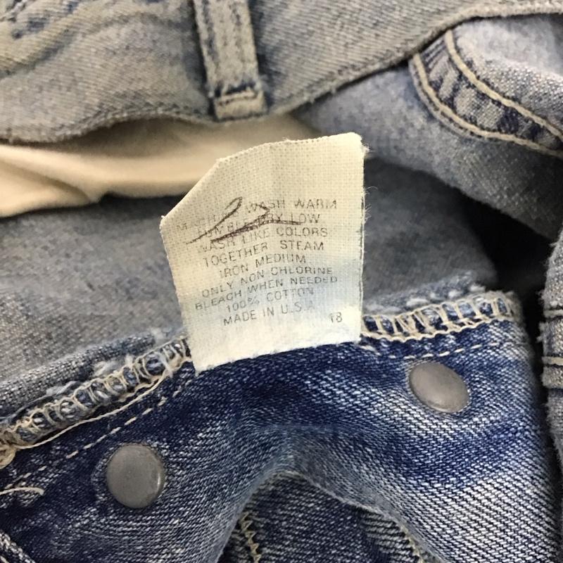 ダブルアールエル ラルフローレン RRL RALPH LAUREN パンツ デニム、ジーンズ デニムパンツ ワイドパンツ カジュアルパンツ 32インチ ロゴ、文字 インディゴ / インディゴ / Indigo メンズ USED 古着 中古 10156612