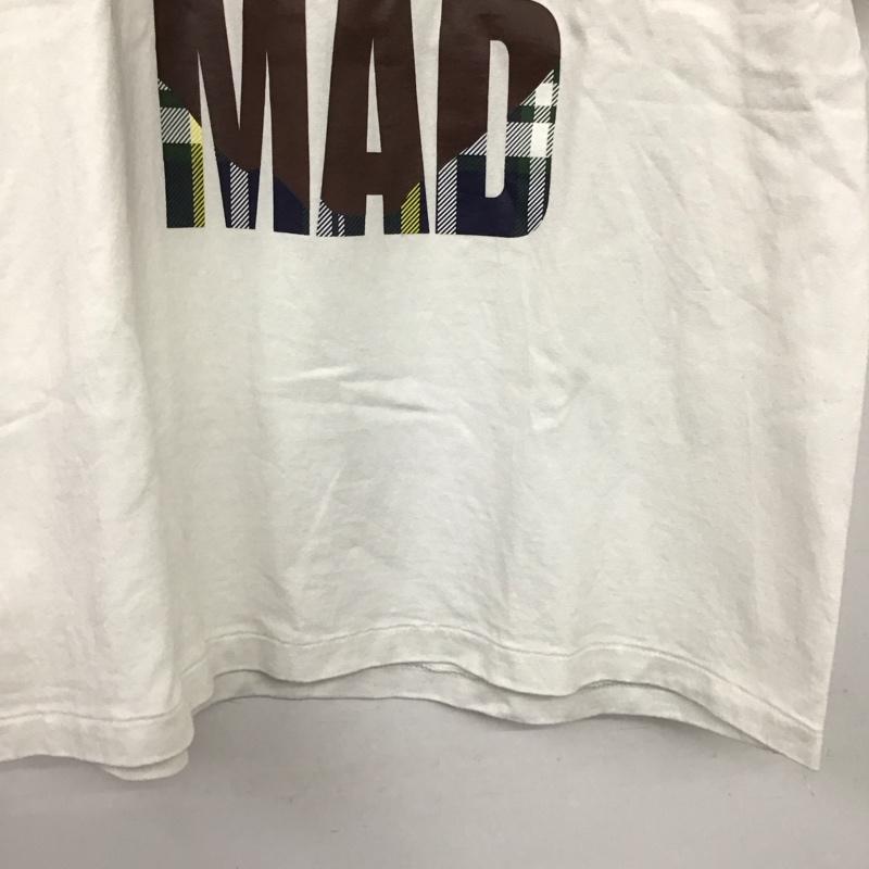 ベイプ BAPE Tシャツ 半袖 半袖カットソー プリントTシャツ クルーネックカットソー M プリント 白 / ホワイト / white メンズ USED 古着 中古 10156613