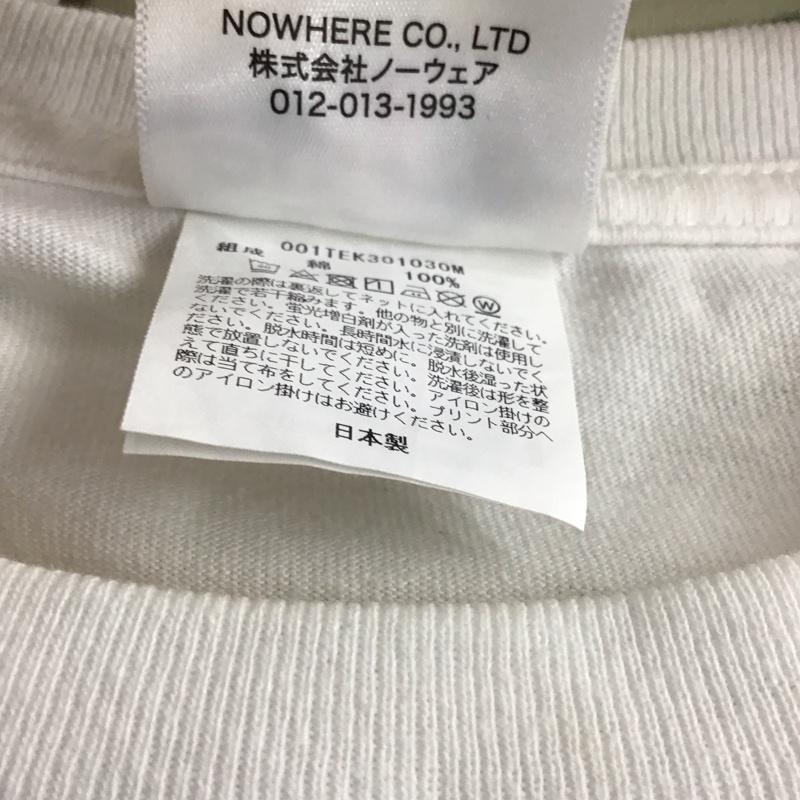 ベイプ BAPE Tシャツ 半袖 半袖カットソー プリントTシャツ クルーネックカットソー M ロゴ、文字 白 / ホワイト / white メンズ USED 古着 中古 10156614