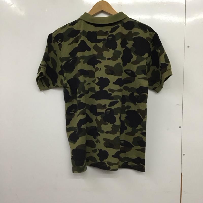 アベイシングエイプ A BATHING APE ポロシャツ 半袖 半袖ポロシャツ カラーシャツ 半袖カットソー M カモフラージュ柄・迷彩 マルチカラー / マルチカラー / multicolor メンズ USED 古着 中古 10156616