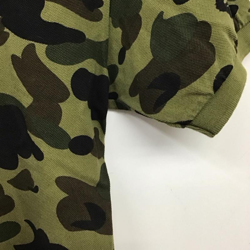 アベイシングエイプ A BATHING APE ポロシャツ 半袖 半袖ポロシャツ カラーシャツ 半袖カットソー M カモフラージュ柄・迷彩 マルチカラー / マルチカラー / multicolor メンズ USED 古着 中古 10156616