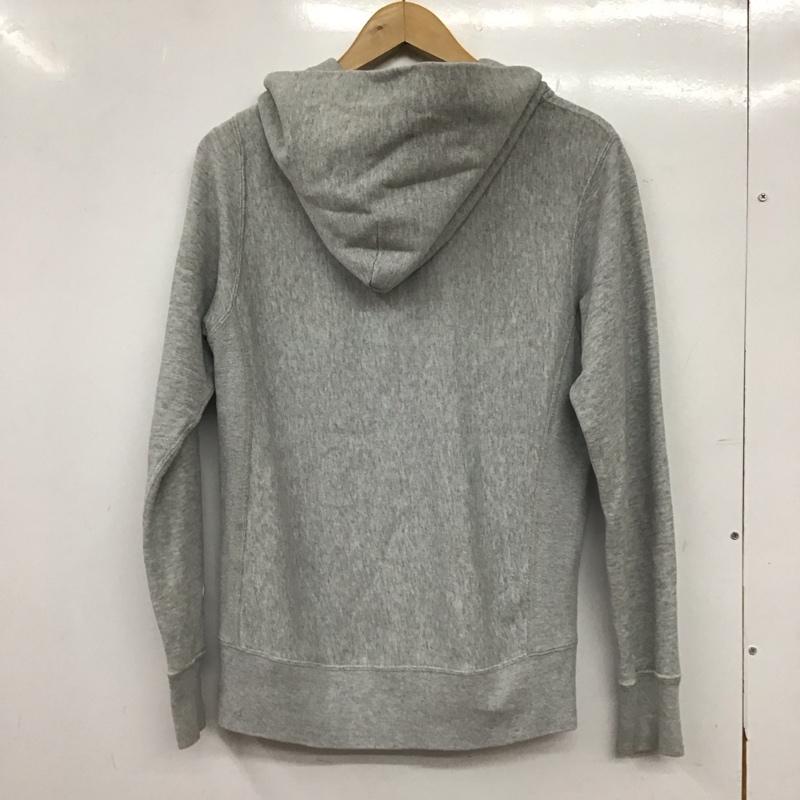 チャンピオン Champion パーカー 長袖 ジップアップパーカー 長袖パーカー カジュアルジャケット M 無地 灰 / グレー / gray メンズ USED 古着 中古 10156617