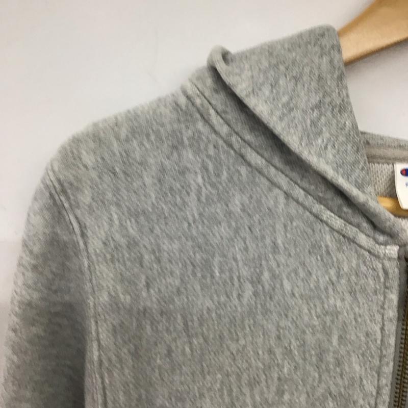 チャンピオン Champion パーカー 長袖 ジップアップパーカー 長袖パーカー カジュアルジャケット M 無地 灰 / グレー / gray メンズ USED 古着 中古 10156617