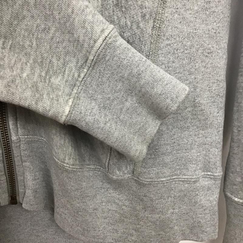 チャンピオン Champion パーカー 長袖 ジップアップパーカー 長袖パーカー カジュアルジャケット M 無地 灰 / グレー / gray メンズ USED 古着 中古 10156617