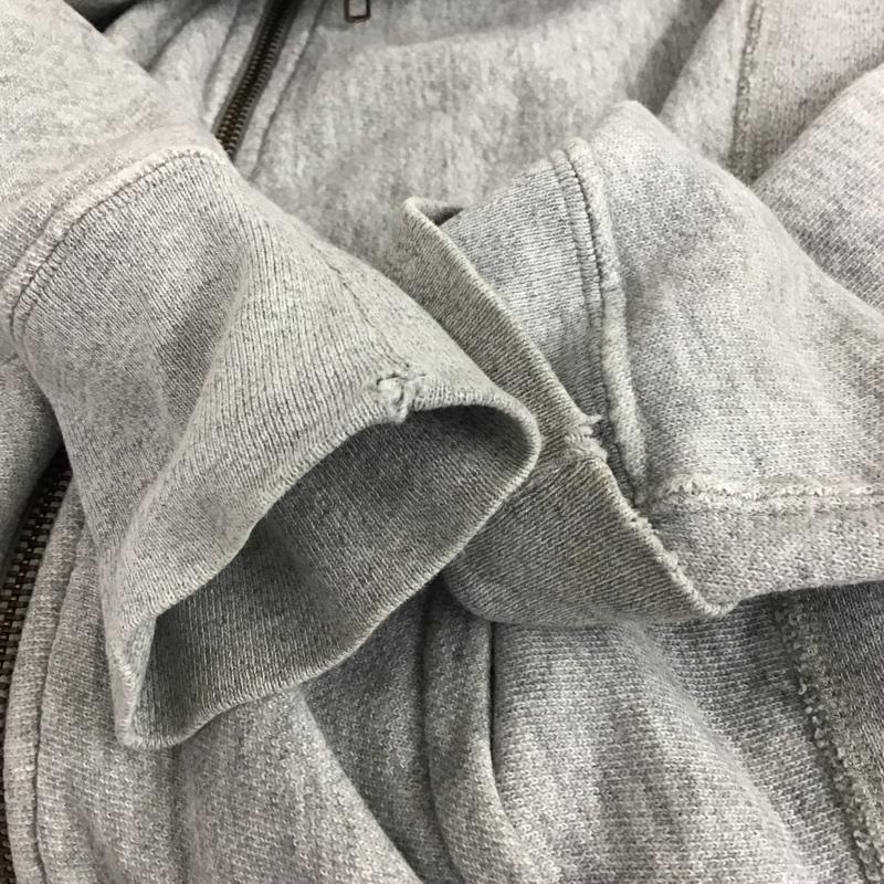 チャンピオン Champion パーカー 長袖 ジップアップパーカー 長袖パーカー カジュアルジャケット M 無地 灰 / グレー / gray メンズ USED 古着 中古 10156617