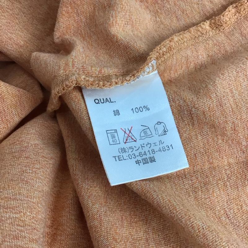 チャムス CHUMS Tシャツ 半袖 半袖カットソー プリントTシャツ クルーネックカットソー S ロゴ、文字 橙 / オレンジ / orange メンズ USED 古着 中古 10156619