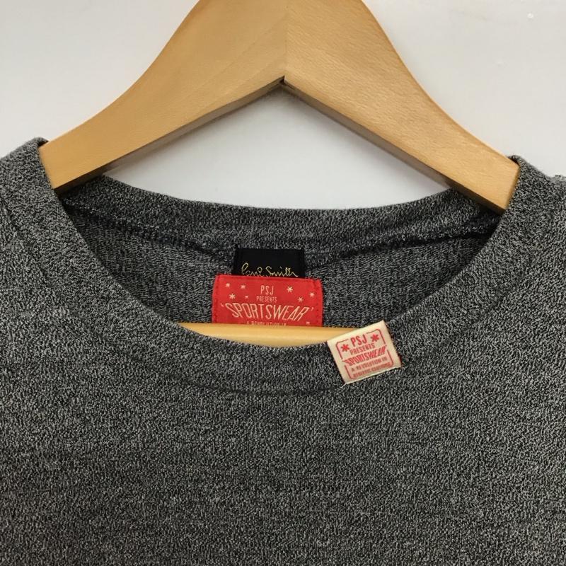 ポールスミス Paul Smith Tシャツ 半袖 半袖カットソー プリントTシャツ クルーネックカットソー M ロゴ、文字 ダークグレー / ダークグレー / メンズ USED 古着 中古 10156621